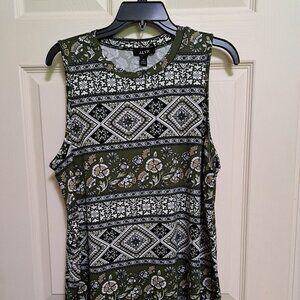 Alyx Sleeveless Green Blouse
